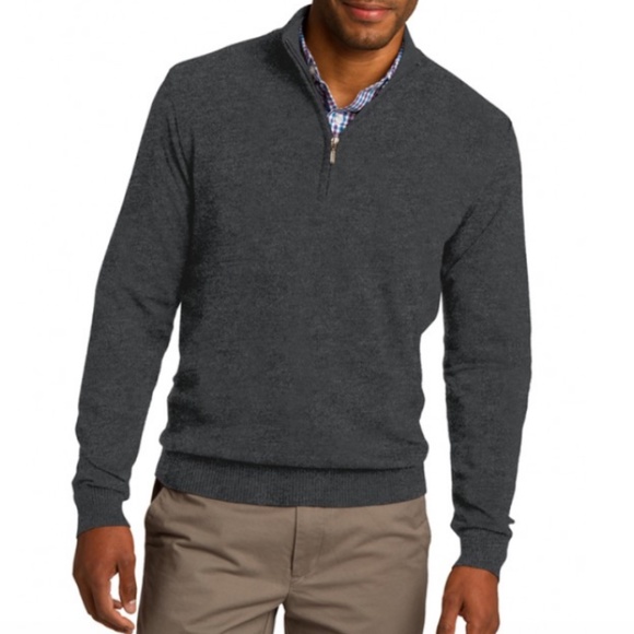 Other - NEW Hudson River Charcoal gray quarter zip